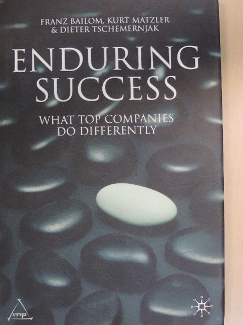 Dieter Tschemernjak - Enduring Success [antikvár]