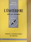 Luc Benoist - L'ésotérisme [antikvár]