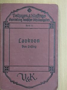 Lessing - Laokoon oder Über die Grenzen der Malerei und Poesie von Lessing (gótbetűs) [antikvár]