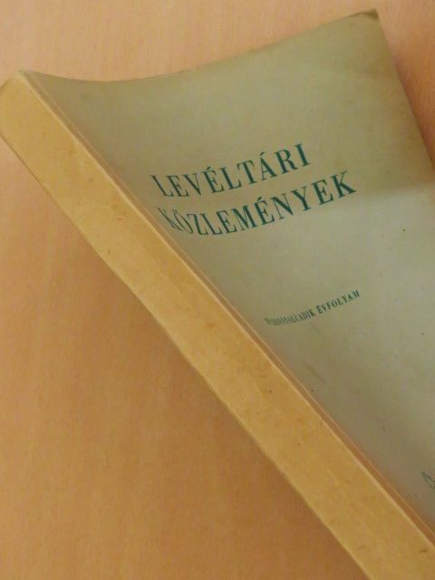 Bottló Béla - Levéltári közlemények XXVIII. [antikvár]