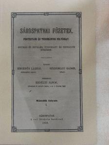 Árvay József - Sárospataki Füzetek 1858. május 15. [antikvár]