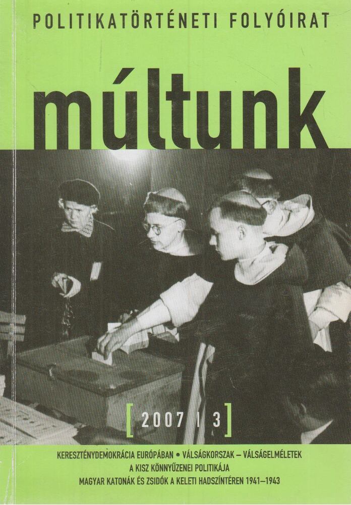 Sipos Balázs - Múltunk 2007/3. [antikvár]