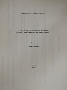 Fehér György - A mezőgazdasági kísérletügyi állomások szerepe a dualizmuskori agrárfejlődésben [antikvár]
