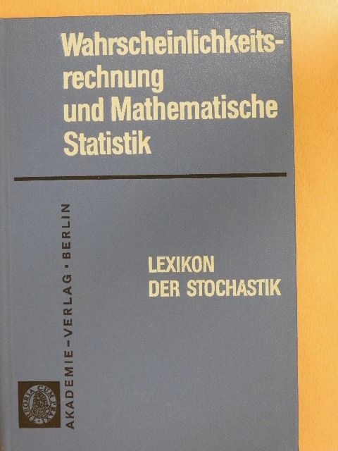 Lexikon der Stochastik [antikvár]