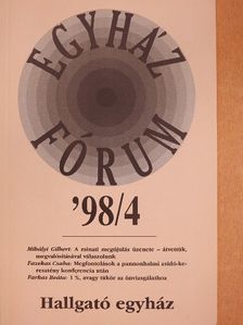 Dévai Márton - Egyházfórum 1998/4. [antikvár]