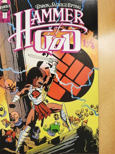Mike Baron - Hammer of God February, 1990. [antikvár]