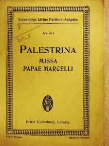 G. Pierluigi da Palestrina - Missa Papae Marcelli [antikvár]