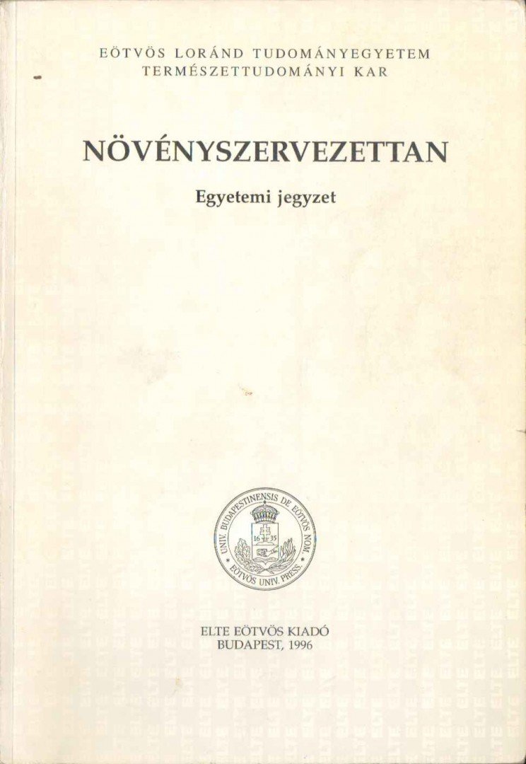 Gyurján István Dr. - Növényszervezettan [antikvár]