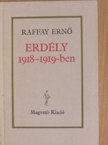Raffay Ernő - Erdély 1918-1919-ben [antikvár]