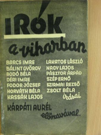 Bálint György - Irók a viharban [antikvár]