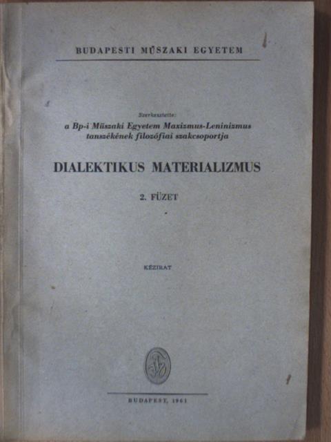 M. M. Rozental - Dialektikus materializmus 2. [antikvár]