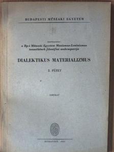 M. M. Rozental - Dialektikus materializmus 2. [antikvár]
