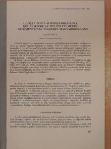 Jakab Béla - A gólya populációdinamikájának két évtizede az 1979. évi felmérés eredményeinek tükrében Magyarországon [antikvár]