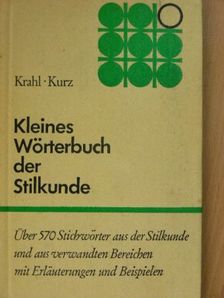 Josef Kurz - Kleines Wörterbuch der Stilkunde [antikvár]