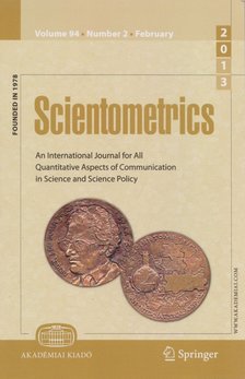 T. Braun - Scientometrics February 2013 (number 2) [antikvár]