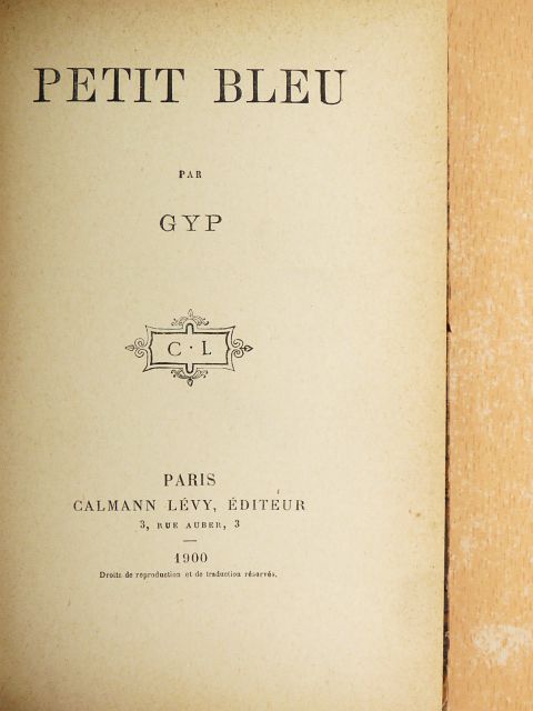 Gyp - Petit bleu [antikvár]