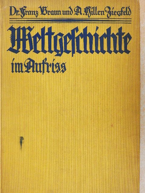 A. Hillen Ziegfeld - Weltgeschichte im Aufriss (gótbetűs) [antikvár]