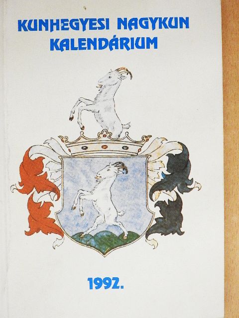 Kunhegyesi Nagykun Kalendárium 1992 [antikvár]