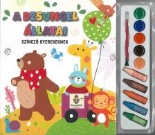 A dzsungel állatai színező gyerekeknek