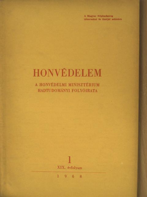 Dr. Székely Sándor - Honvédelem 1968/1. [antikvár]