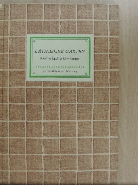Ausonius - Latinische Gärten [antikvár]