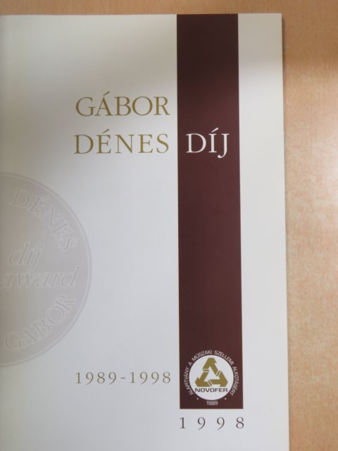 Gábor Dénes-díj 1998 [antikvár]