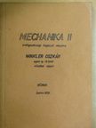 Winkler Oszkár - Mechanika II. [antikvár]