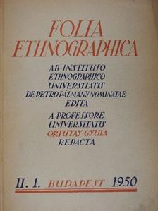 André Benedek - Folia Ethnographica 1950/II.1 [antikvár]