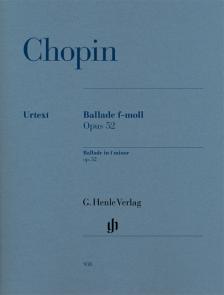 Chopin - BALLADE f-MOLL OP.52 FÜR KLAVIER URTEXT (MÜLLEMANN/THEOPOLD)