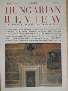 George Jonas - Hungarian Review July 2013 [antikvár]