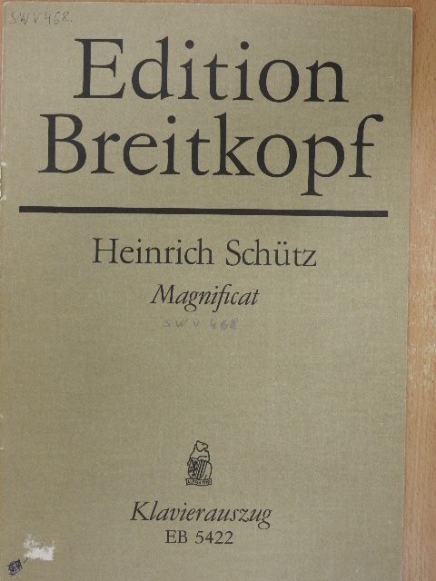 Heinrich Schütz - Magnificat [antikvár]