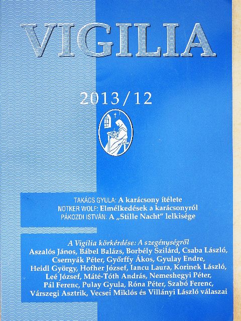 Dobai Lili - Vigilia 2013. december [antikvár]