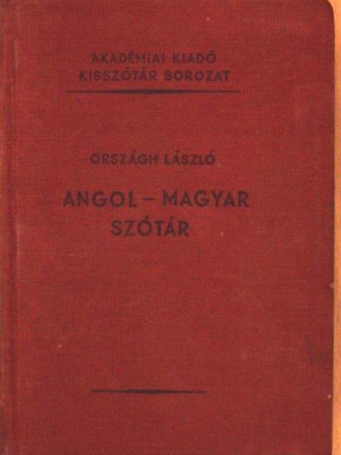 Országh László - Angol-magyar szótár [antikvár]
