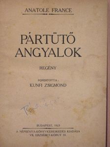 Anatole France - Pártütő angyalok [antikvár]