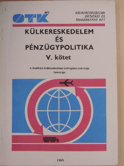 Dr. Salgó István - Külkereskedelem és pénzügypolitika V. [antikvár]