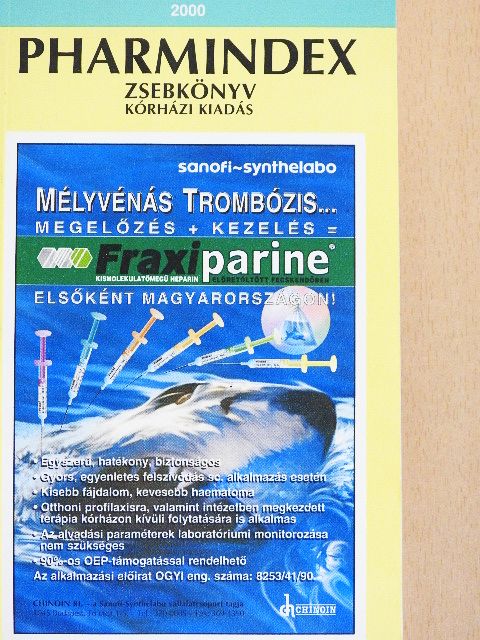 Dr. Bíró Orsolya - Pharmindex zsebkönyv 2000 [antikvár]
