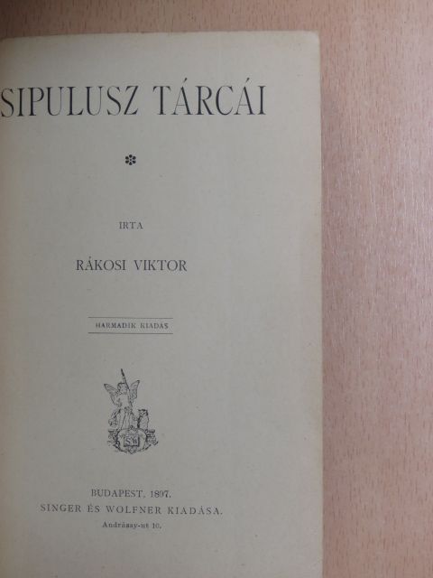 Rákosi Viktor - Sipulusz tárcái [antikvár]