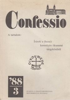 Tenke Sándor (szerk.) - Confessio 1988/3. [antikvár]
