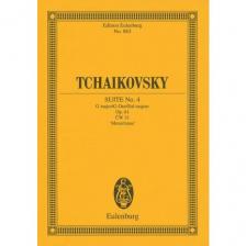 CSAJKOVSZKIJ / TCHAIKOVSKY - SUITE NO.4 G MAJOR OP.61 "MOZARTIANA" POCKET SCORE