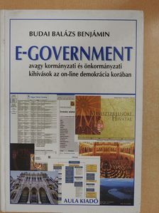 Budai Balázs Benjamin - E-government (dedikált példány) [antikvár]