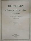 Beethoven - Három kontratánc zongorára [antikvár]