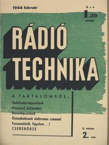 László Tihamér - Rádió Technika 1944. február [antikvár]