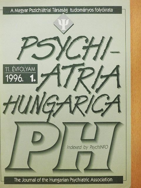 Németh Attila - Psychiatria Hungarica 1996/1. [antikvár]