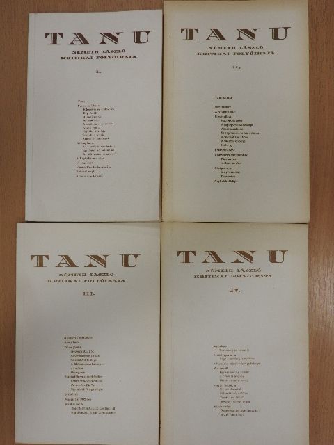 Németh László - Tanu I-IV. [antikvár]