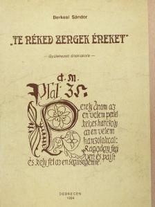 "Te néked zengek éneket" [antikvár]