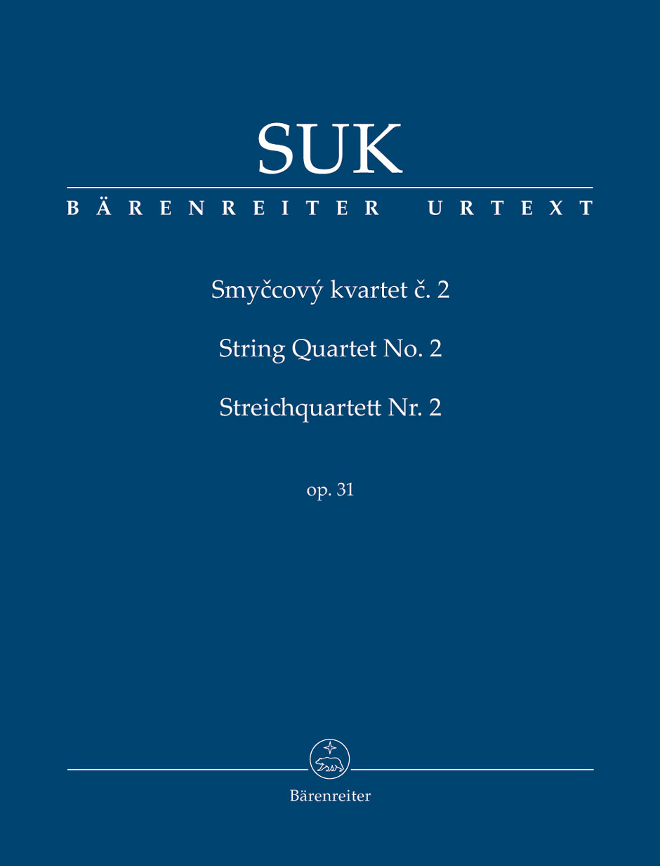 SUK - STRING QUARTET NO.2 OP.31, STUDY SCORE, URTEXT