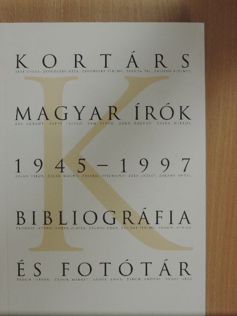 Kortárs magyar írók II. (töredék) [antikvár]