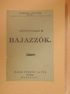 Leoncavallo Ruggiero - Bajazzók [antikvár]