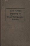 Plate, H. - Lehrgang der Englischen Sprache Erster Teil [antikvár]