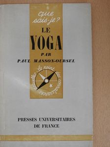 Paul Masson-Oursel - Le Yoga [antikvár]